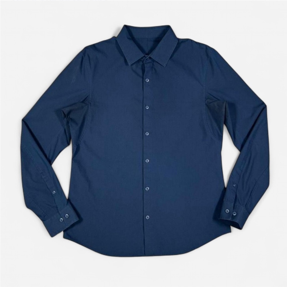 lululemon athletica Deep Blue Dress Shirt